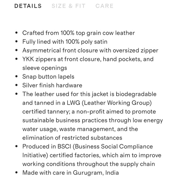 Barneys New York Black Leather Jacket - Picture 9 of 9